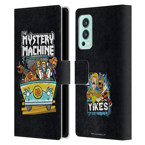 Scooby-Doo Mystery Inc. Grunge Mystery Machine Leather Book Wallet Case Cover For OnePlus Nord 2 5G