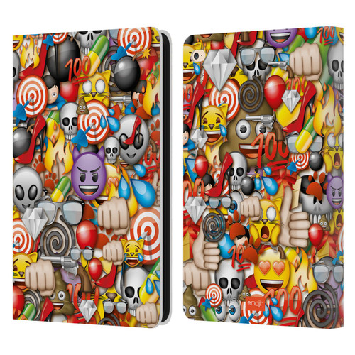 emoji® Full Patterns Assorted Leather Book Wallet Case Cover For Apple iPad Air 2 (2014)