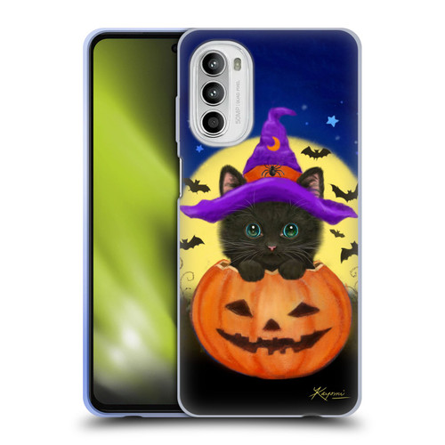 Kayomi Harai Animals And Fantasy Halloween With Cat Soft Gel Case for Motorola Moto G52