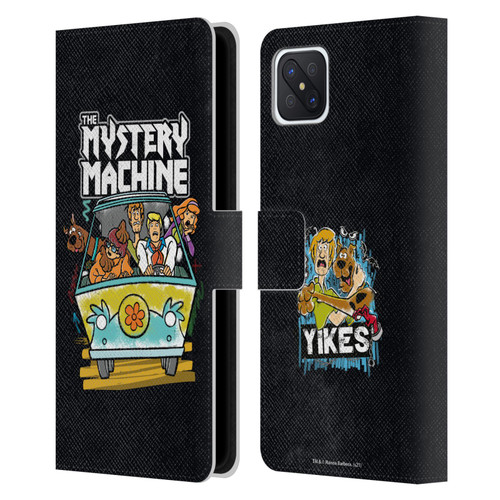 Scooby-Doo Mystery Inc. Grunge Mystery Machine Leather Book Wallet Case Cover For OPPO Reno4 Z 5G