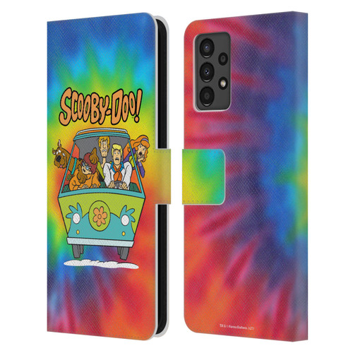 Scooby-Doo Mystery Inc. Tie Dye Leather Book Wallet Case Cover For Samsung Galaxy A13 (2022)