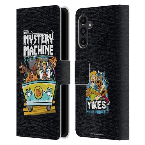 Scooby-Doo Mystery Inc. Grunge Mystery Machine Leather Book Wallet Case Cover For Samsung Galaxy A13 5G (2021)