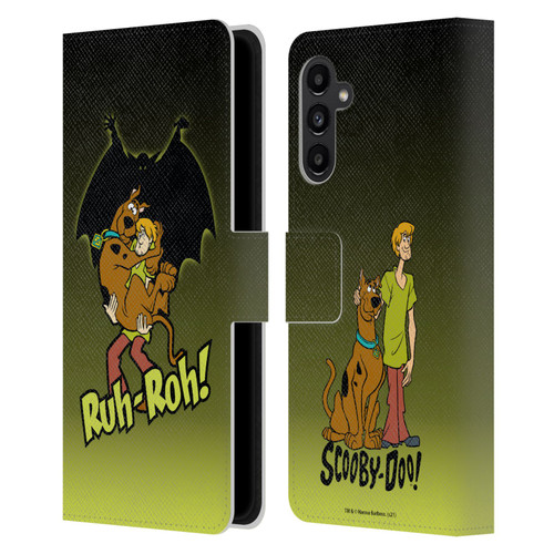 Scooby-Doo Mystery Inc. Ruh-Roh Leather Book Wallet Case Cover For Samsung Galaxy A13 5G (2021)