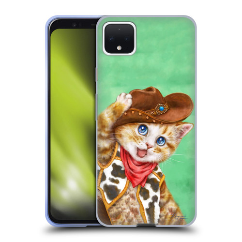 Kayomi Harai Animals And Fantasy Cowboy Kitten Soft Gel Case for Google Pixel 4 XL