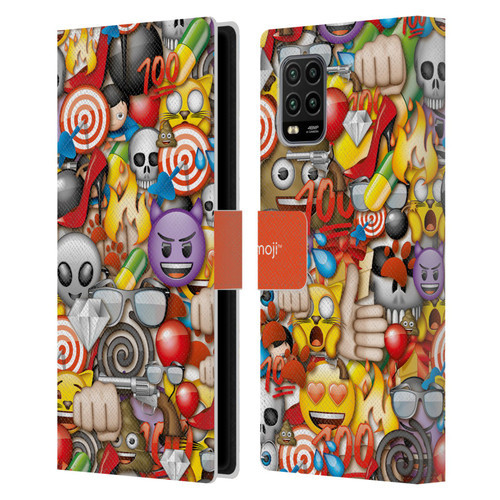 emoji® Full Patterns Assorted Leather Book Wallet Case Cover For Xiaomi Mi 10 Lite 5G