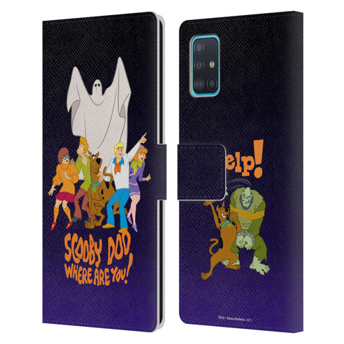 Scooby-Doo Mystery Inc. Where Are You? Leather Book Wallet Case Cover For Samsung Galaxy A51 (2019)