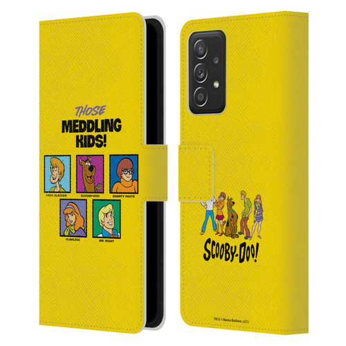 Scooby-Doo Mystery Inc. Meddling Kids Leather Book Wallet Case Cover For Samsung Galaxy A53 5G (2022)