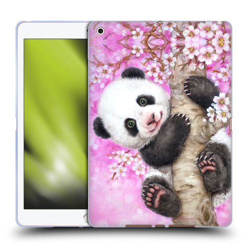 Kayomi Harai Animals And Fantasy Cherry Blossom Panda Soft Gel Case for Apple iPad 10.2 2019/2020/2021