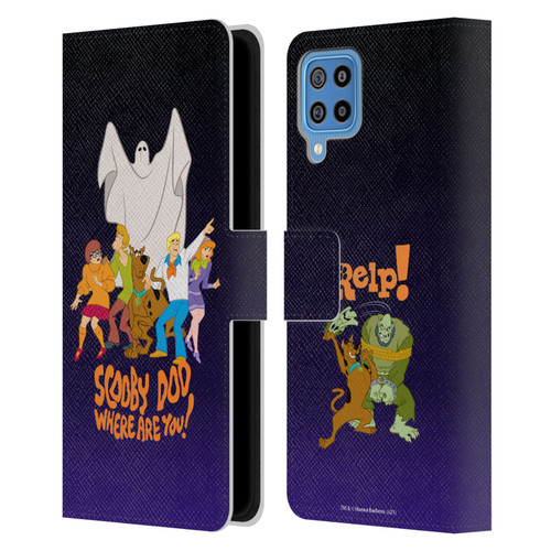 Scooby-Doo Mystery Inc. Where Are You? Leather Book Wallet Case Cover For Samsung Galaxy F22 (2021)