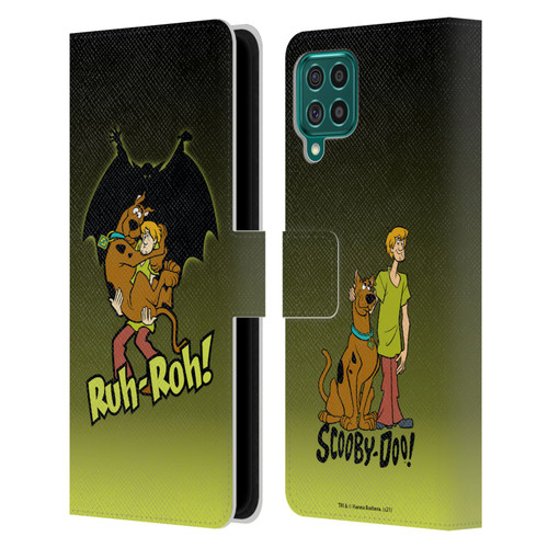 Scooby-Doo Mystery Inc. Ruh-Roh Leather Book Wallet Case Cover For Samsung Galaxy F62 (2021)