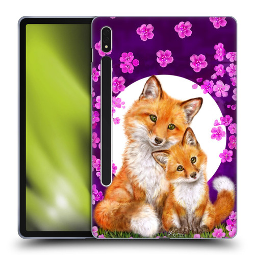 Kayomi Harai Animals And Fantasy Mother & Baby Fox Soft Gel Case for Samsung Galaxy Tab S8