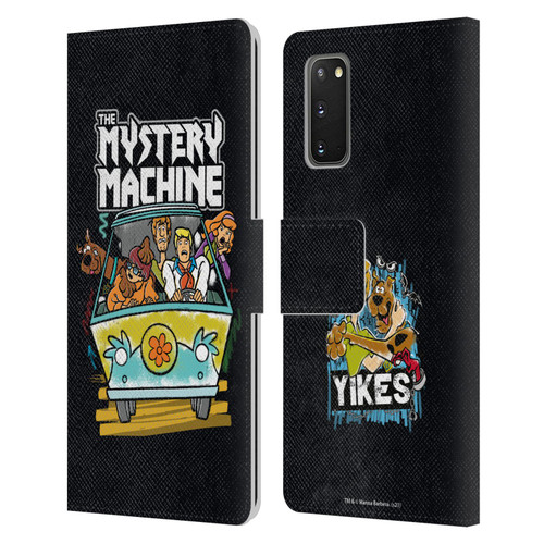 Scooby-Doo Mystery Inc. Grunge Mystery Machine Leather Book Wallet Case Cover For Samsung Galaxy S20 / S20 5G
