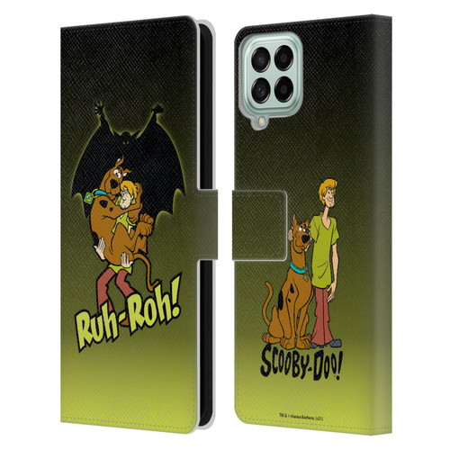 Scooby-Doo Mystery Inc. Ruh-Roh Leather Book Wallet Case Cover For Samsung Galaxy M33 (2022)
