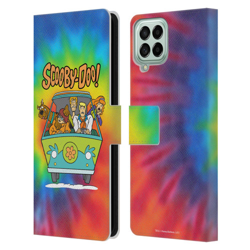 Scooby-Doo Mystery Inc. Tie Dye Leather Book Wallet Case Cover For Samsung Galaxy M33 (2022)