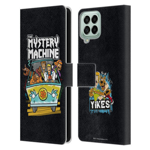 Scooby-Doo Mystery Inc. Grunge Mystery Machine Leather Book Wallet Case Cover For Samsung Galaxy M53 (2022)