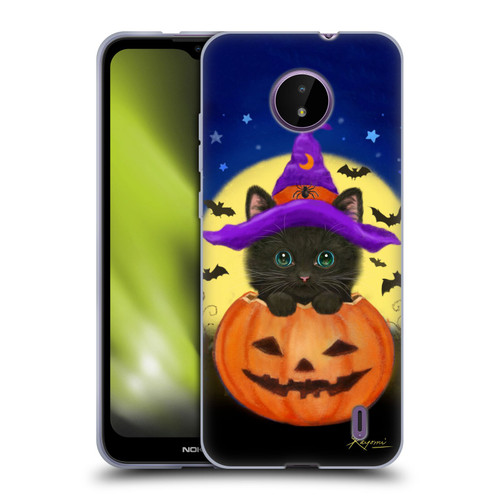 Kayomi Harai Animals And Fantasy Halloween With Cat Soft Gel Case for Nokia C10 / C20