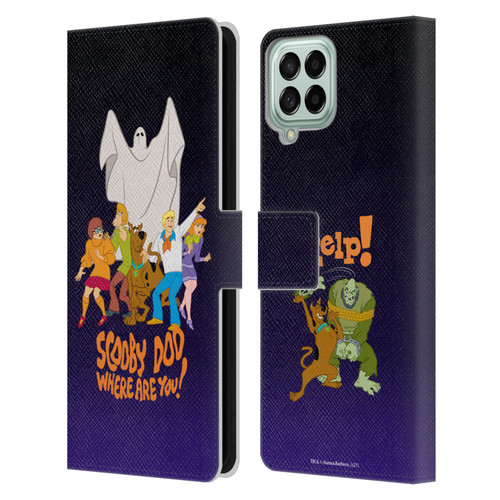 Scooby-Doo Mystery Inc. Where Are You? Leather Book Wallet Case Cover For Samsung Galaxy M53 (2022)