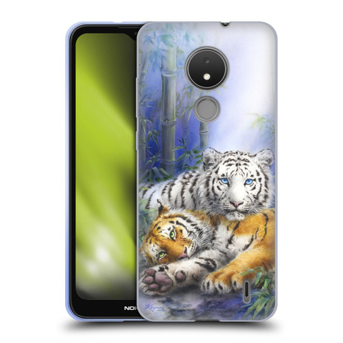 Kayomi Harai Animals And Fantasy Asian Tiger Couple Soft Gel Case for Nokia C21