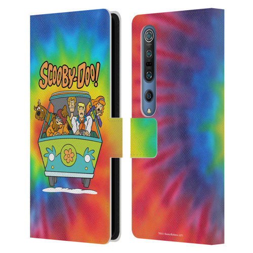 Scooby-Doo Mystery Inc. Tie Dye Leather Book Wallet Case Cover For Xiaomi Mi 10 5G / Mi 10 Pro 5G