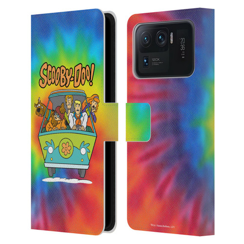 Scooby-Doo Mystery Inc. Tie Dye Leather Book Wallet Case Cover For Xiaomi Mi 11 Ultra