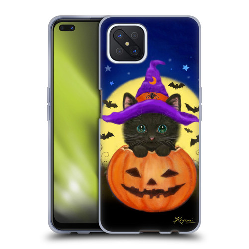 Kayomi Harai Animals And Fantasy Halloween With Cat Soft Gel Case for OPPO Reno4 Z 5G