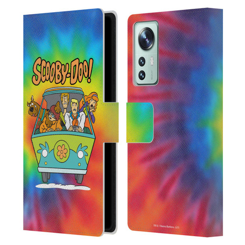 Scooby-Doo Mystery Inc. Tie Dye Leather Book Wallet Case Cover For Xiaomi 12