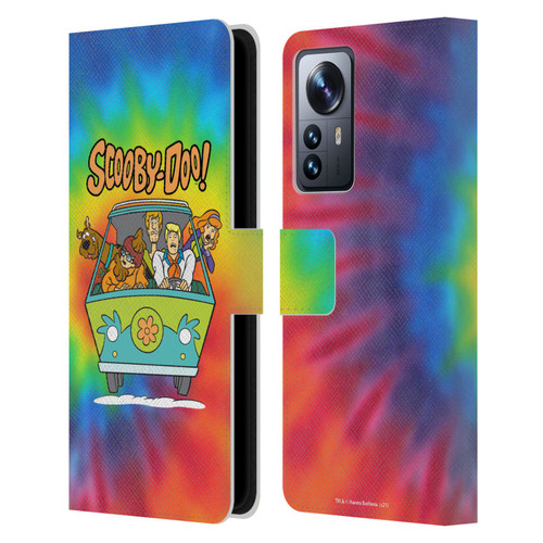Scooby-Doo Mystery Inc. Tie Dye Leather Book Wallet Case Cover For Xiaomi 12 Pro