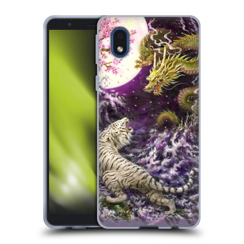 Kayomi Harai Animals And Fantasy Asian Tiger & Dragon Soft Gel Case for Samsung Galaxy A01 Core (2020)