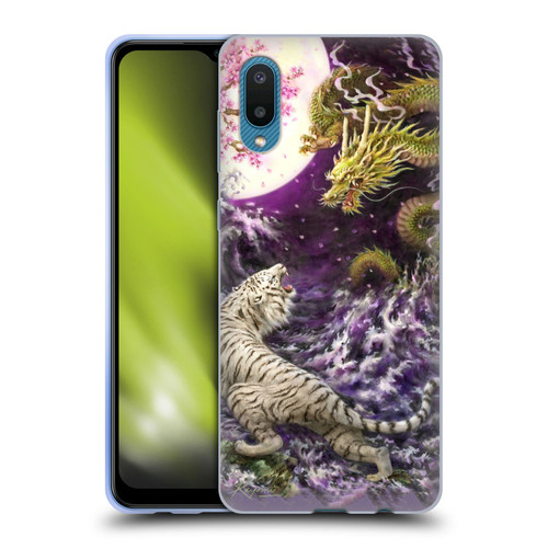 Kayomi Harai Animals And Fantasy Asian Tiger & Dragon Soft Gel Case for Samsung Galaxy A02/M02 (2021)
