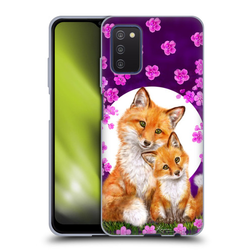 Kayomi Harai Animals And Fantasy Mother & Baby Fox Soft Gel Case for Samsung Galaxy A03s (2021)