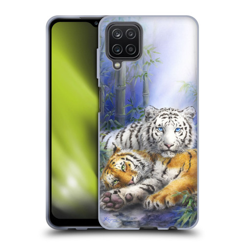 Kayomi Harai Animals And Fantasy Asian Tiger Couple Soft Gel Case for Samsung Galaxy A12 (2020)