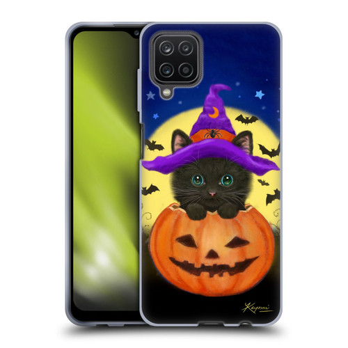 Kayomi Harai Animals And Fantasy Halloween With Cat Soft Gel Case for Samsung Galaxy A12 (2020)