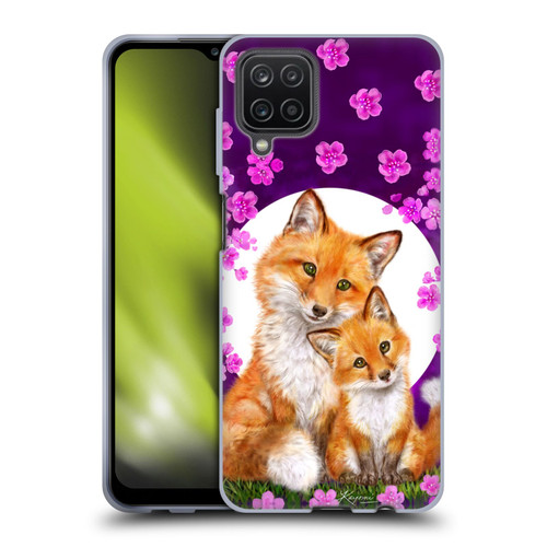 Kayomi Harai Animals And Fantasy Mother & Baby Fox Soft Gel Case for Samsung Galaxy A12 (2020)