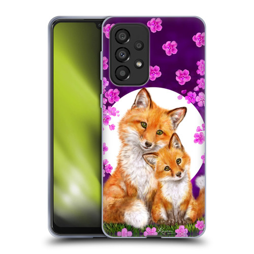 Kayomi Harai Animals And Fantasy Mother & Baby Fox Soft Gel Case for Samsung Galaxy A33 5G (2022)