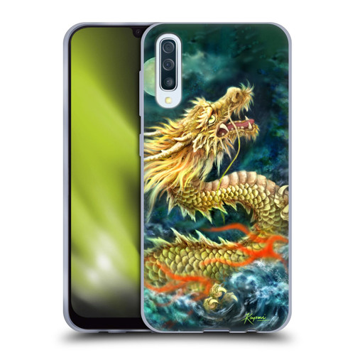 Kayomi Harai Animals And Fantasy Asian Dragon In The Moon Soft Gel Case for Samsung Galaxy A50/A30s (2019)