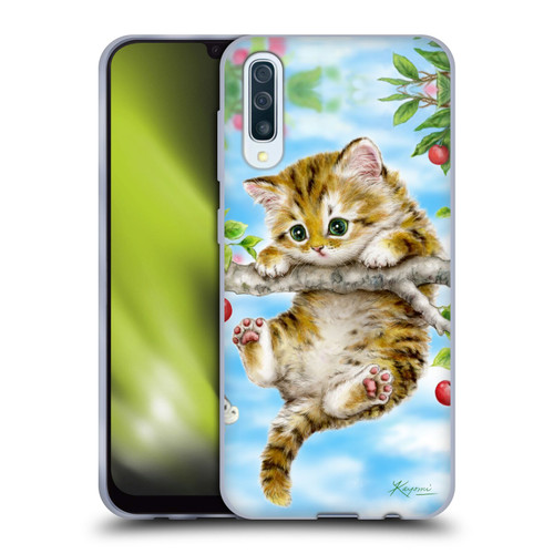 Kayomi Harai Animals And Fantasy Cherry Tree Kitten Soft Gel Case for Samsung Galaxy A50/A30s (2019)