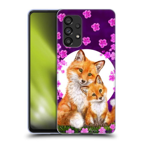 Kayomi Harai Animals And Fantasy Mother & Baby Fox Soft Gel Case for Samsung Galaxy A53 5G (2022)
