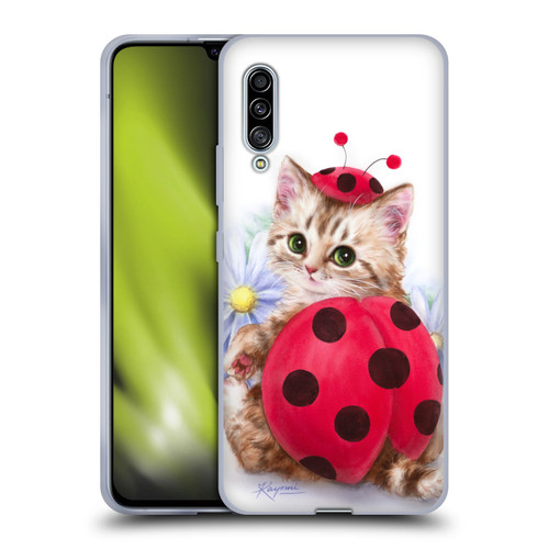 Kayomi Harai Animals And Fantasy Kitten Cat Lady Bug Soft Gel Case for Samsung Galaxy A90 5G (2019)