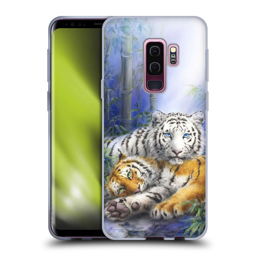Kayomi Harai Animals And Fantasy Asian Tiger Couple Soft Gel Case for Samsung Galaxy S9+ / S9 Plus