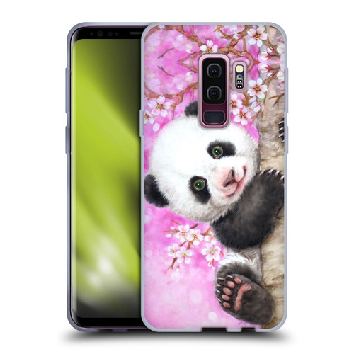 Kayomi Harai Animals And Fantasy Cherry Blossom Panda Soft Gel Case for Samsung Galaxy S9+ / S9 Plus