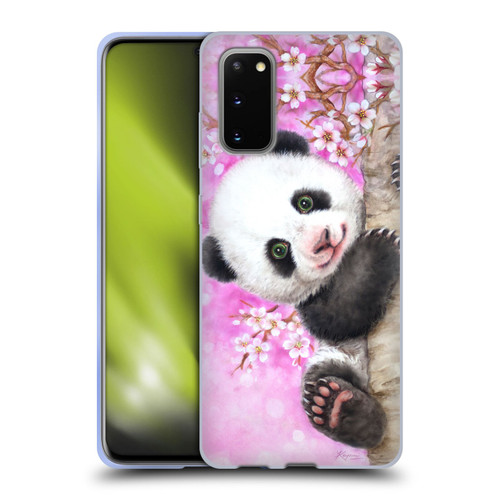 Kayomi Harai Animals And Fantasy Cherry Blossom Panda Soft Gel Case for Samsung Galaxy S20 / S20 5G