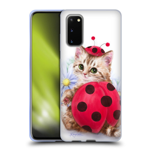 Kayomi Harai Animals And Fantasy Kitten Cat Lady Bug Soft Gel Case for Samsung Galaxy S20 / S20 5G