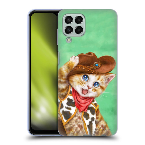 Kayomi Harai Animals And Fantasy Cowboy Kitten Soft Gel Case for Samsung Galaxy M33 (2022)