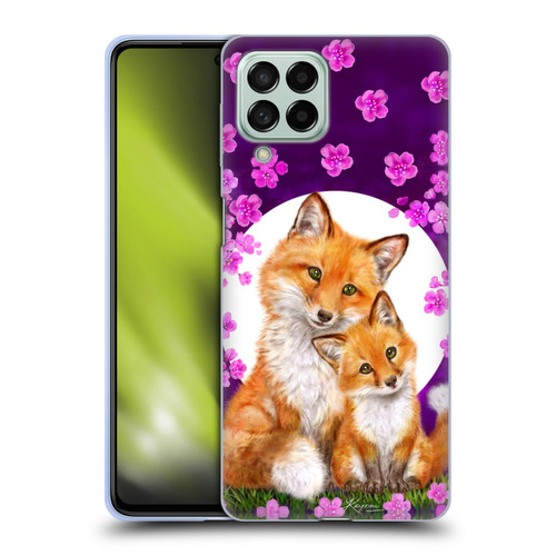 Kayomi Harai Animals And Fantasy Mother & Baby Fox Soft Gel Case for Samsung Galaxy M53 (2022)