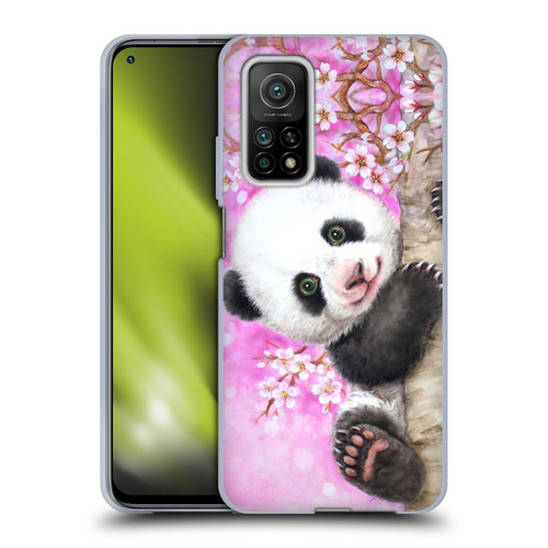 Kayomi Harai Animals And Fantasy Cherry Blossom Panda Soft Gel Case for Xiaomi Mi 10T 5G
