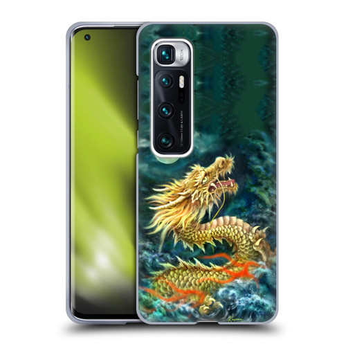 Kayomi Harai Animals And Fantasy Asian Dragon In The Moon Soft Gel Case for Xiaomi Mi 10 Ultra 5G