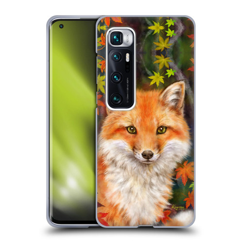 Kayomi Harai Animals And Fantasy Fox With Autumn Leaves Soft Gel Case for Xiaomi Mi 10 Ultra 5G