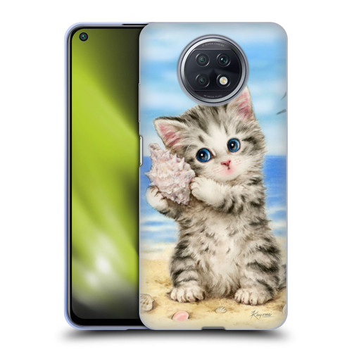 Kayomi Harai Animals And Fantasy Seashell Kitten At Beach Soft Gel Case for Xiaomi Redmi Note 9T 5G