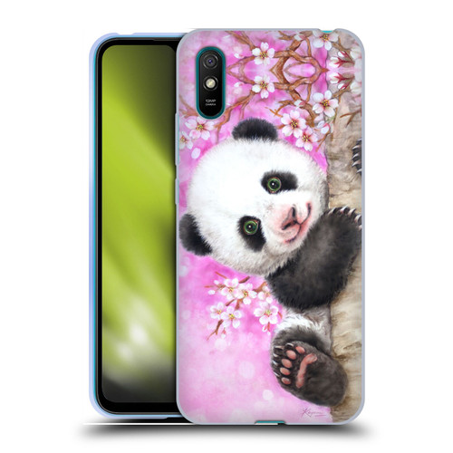 Kayomi Harai Animals And Fantasy Cherry Blossom Panda Soft Gel Case for Xiaomi Redmi 9A / Redmi 9AT