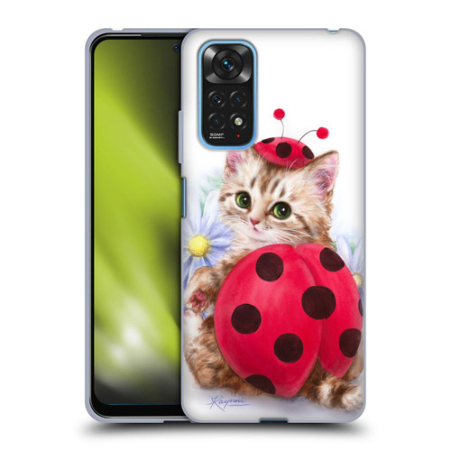 Kayomi Harai Animals And Fantasy Kitten Cat Lady Bug Soft Gel Case for Xiaomi Redmi Note 11 / Redmi Note 11S